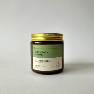 Vela Bergamota Sandalo 100 grs