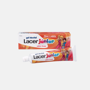 GEL DENTÍFRICO LACER JÚNIOR SABOR FRESA