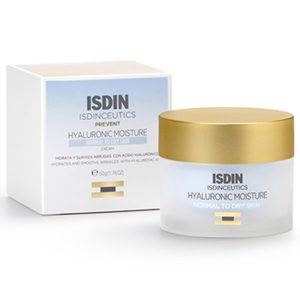 ISDIN ISDINCEUTICS PREVENT HYALURONIC MOISTURE NORMAL A SECA CREMA HIDRATANTE X 50 GRAMOS
